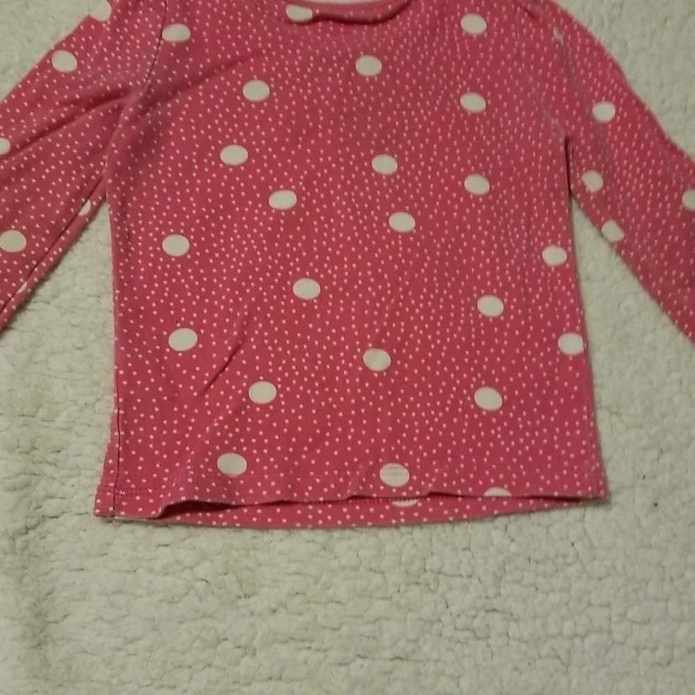 Old Navy Toddler Girl's Polkadot Long Sleeve Shirt